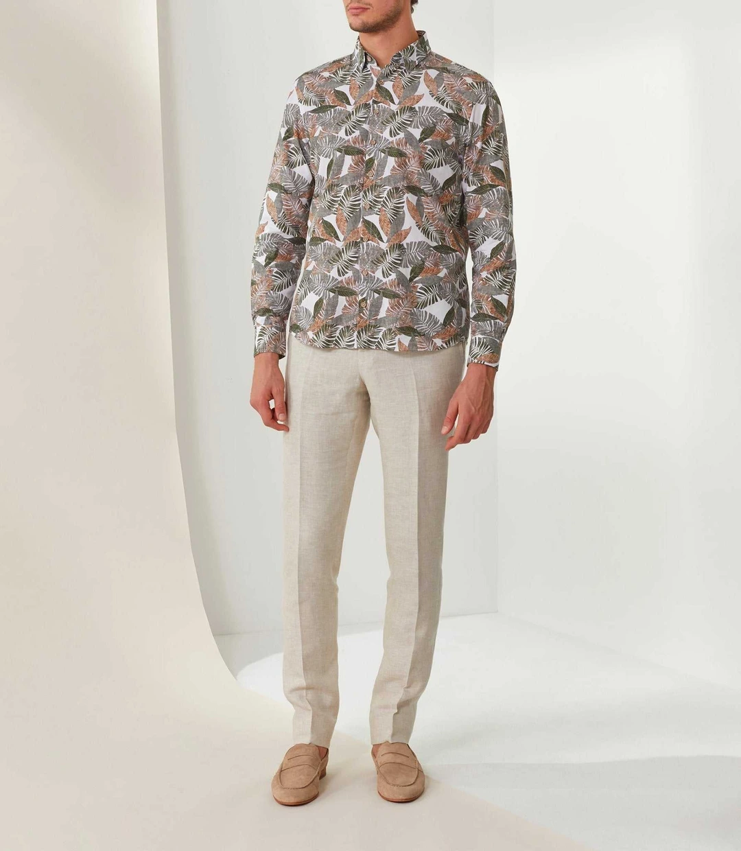 IZAC - Chemise casual kaki ''Teo''