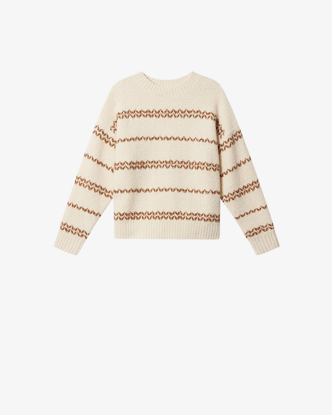 Pull Romain - Homme - Écru-bronze - Taille XL