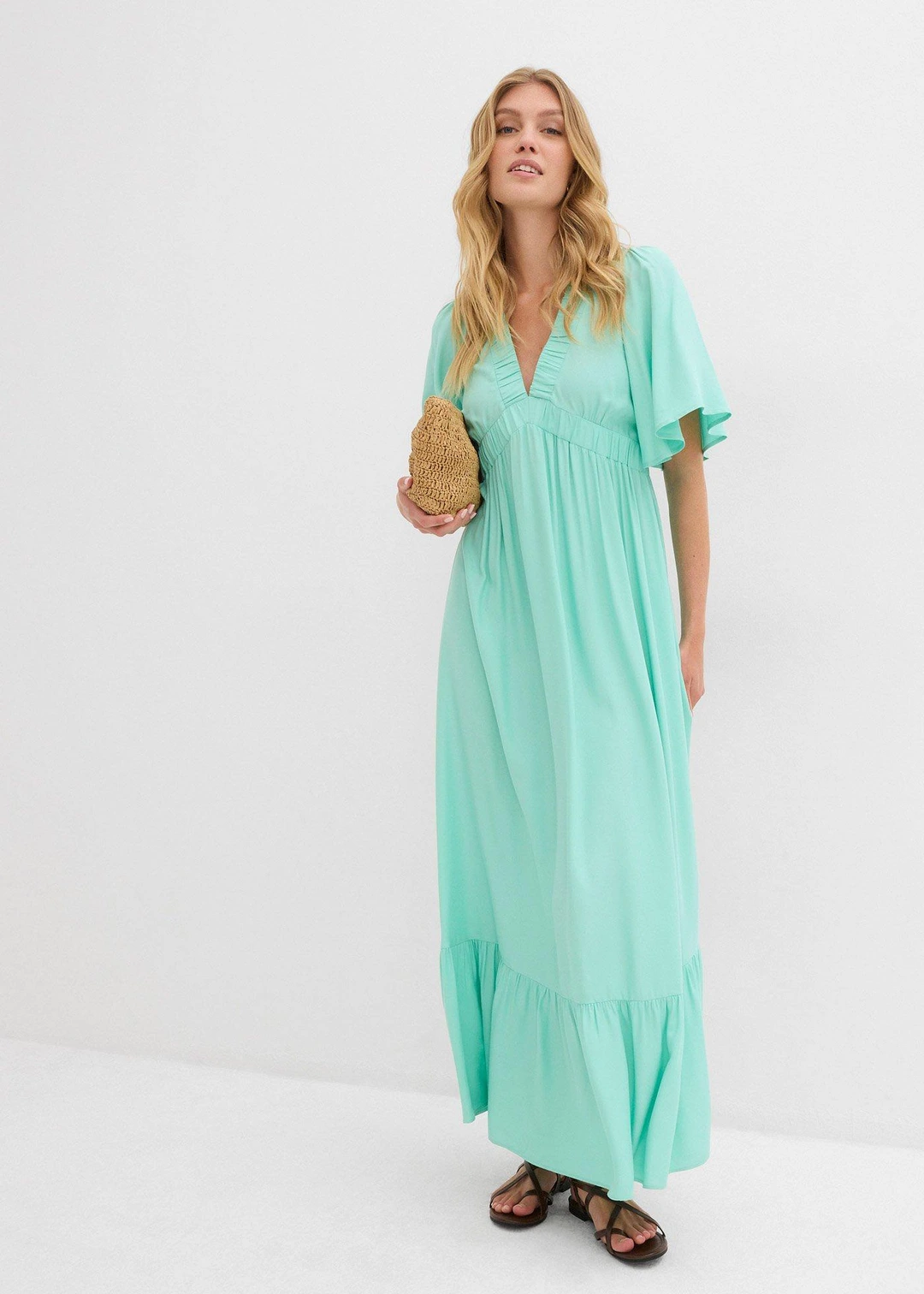 Robe longue en viscose fluide - 2