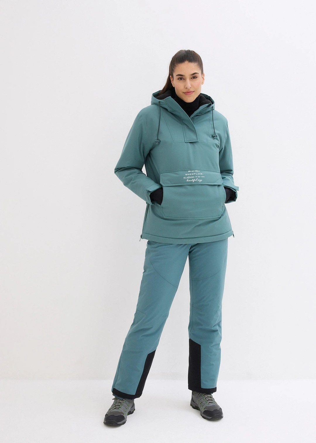 Pantalon de ski thermique imperméable avec bretelles amovibles - 2