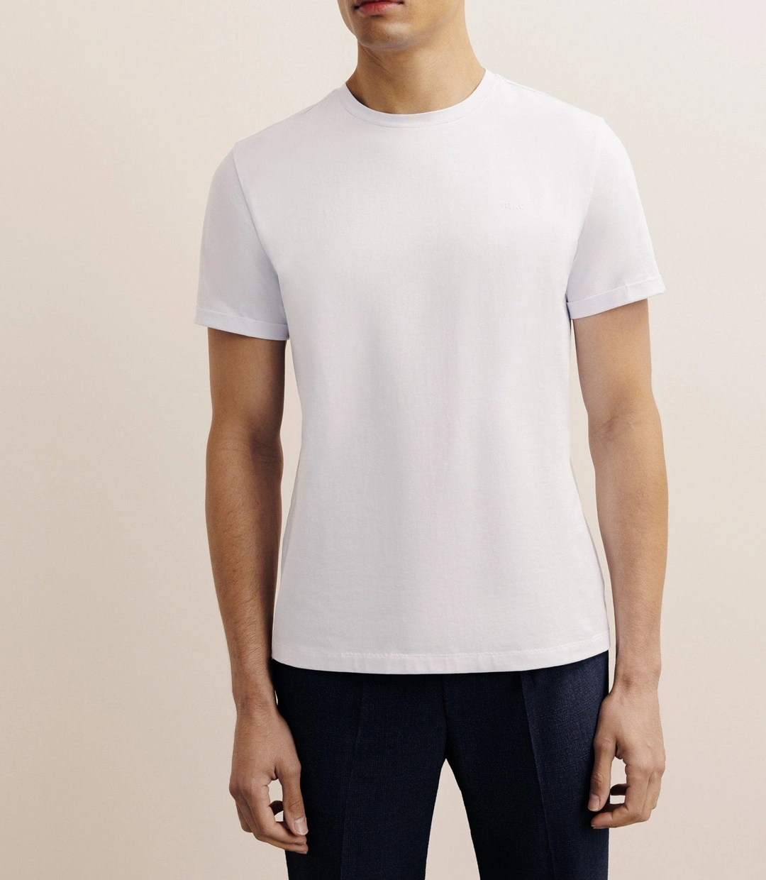 IZAC - T-shirt col rond blanc