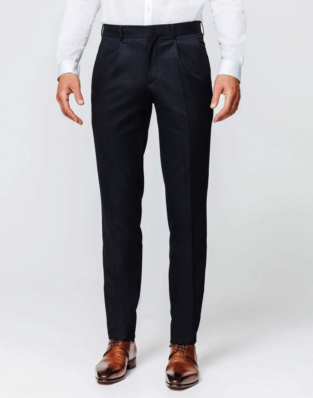 IZAC - Pantalon navy esprit flanelle