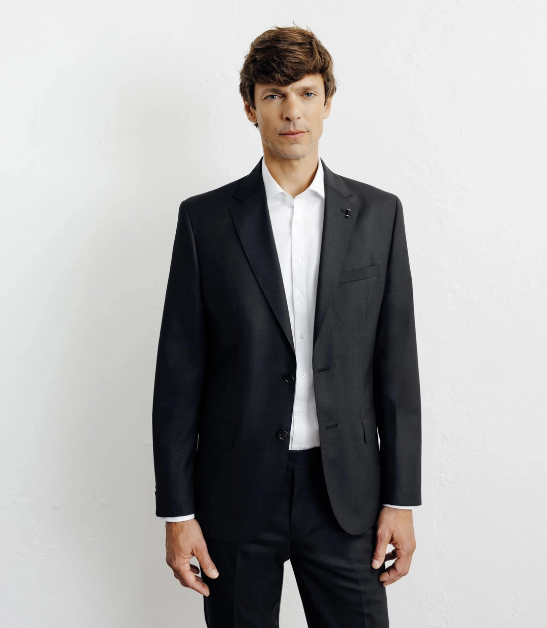 IZAC - Costume 100% laine noir