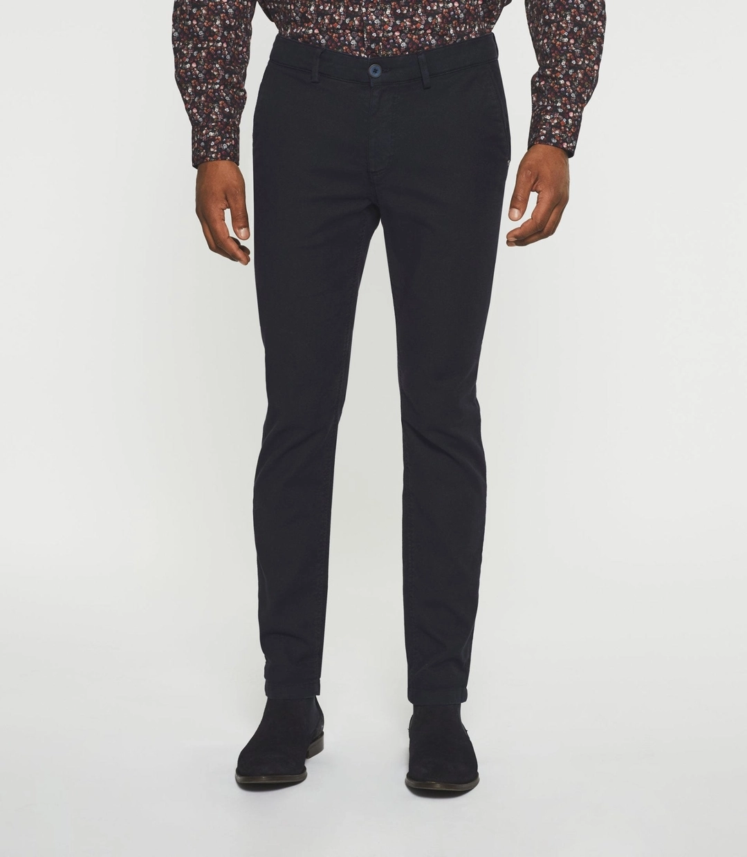 IZAC - Pantalon chino marine VINTAGE