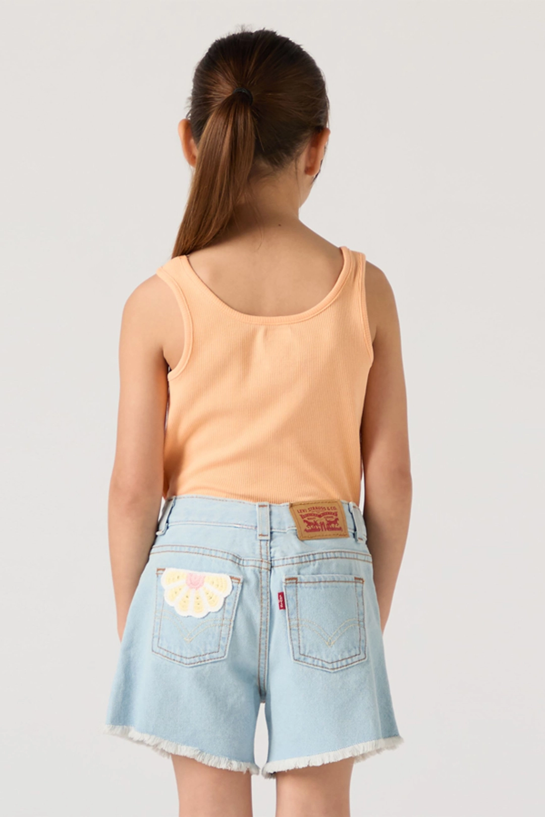 Levi's Teenager Meet And Greet Ribbed Tank Top - Femme - Rose / Coral Blush - 14A - 2