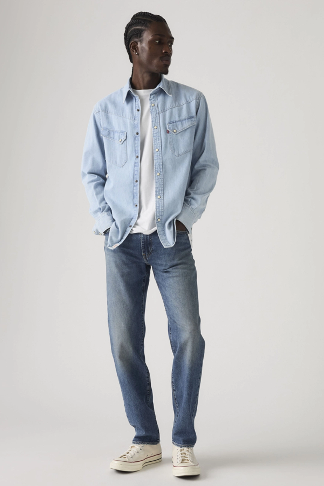 Levi's Jean 502 Taper - Homme - Bleu / Rainy Afternoon - 38X32