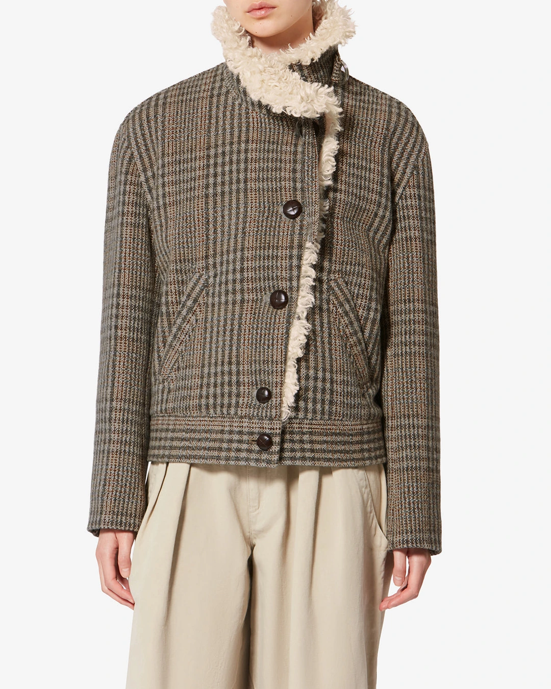 Manteau Fadia - Femme - Beige - Taille 42 - Marant Étoile - 6