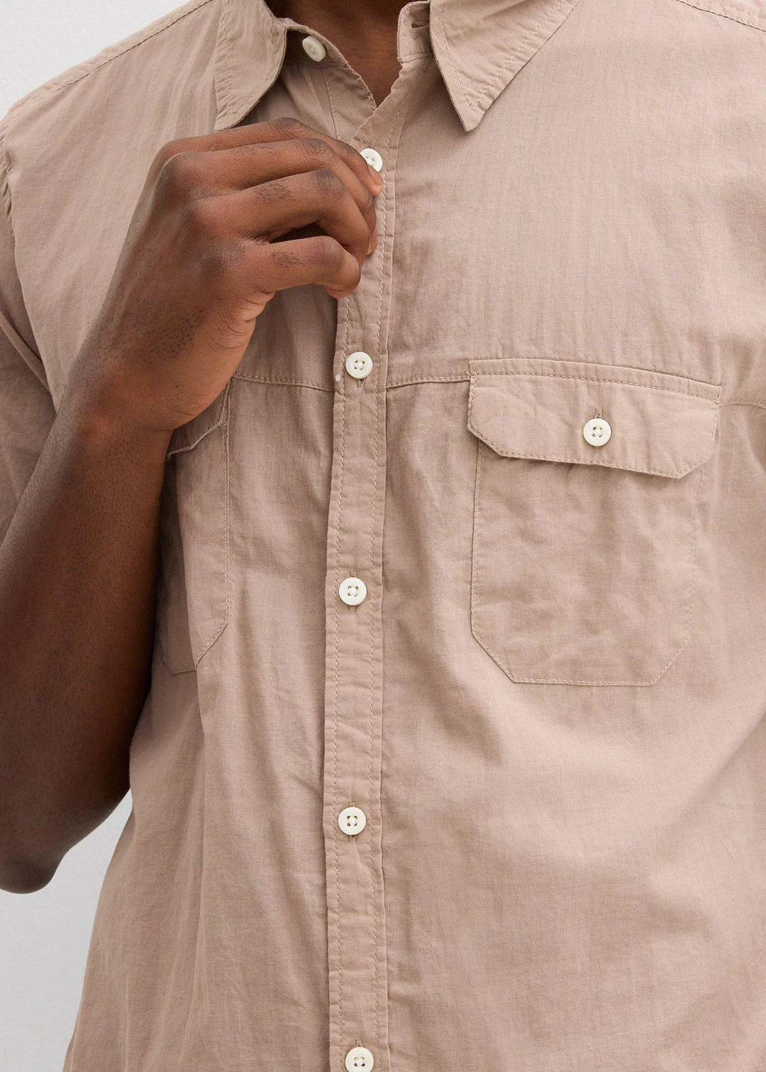 Chemise manches courtes 100% coton - 3