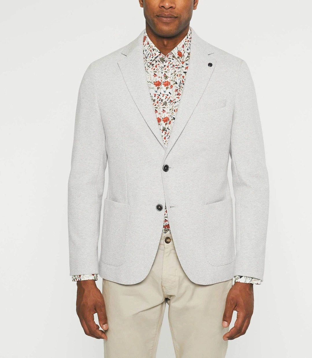 IZAC - Veste casual deux boutons gris-clair DRIVE