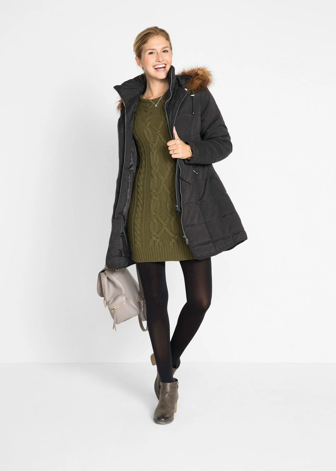 Veste matelassée à capuche, doublée - 2