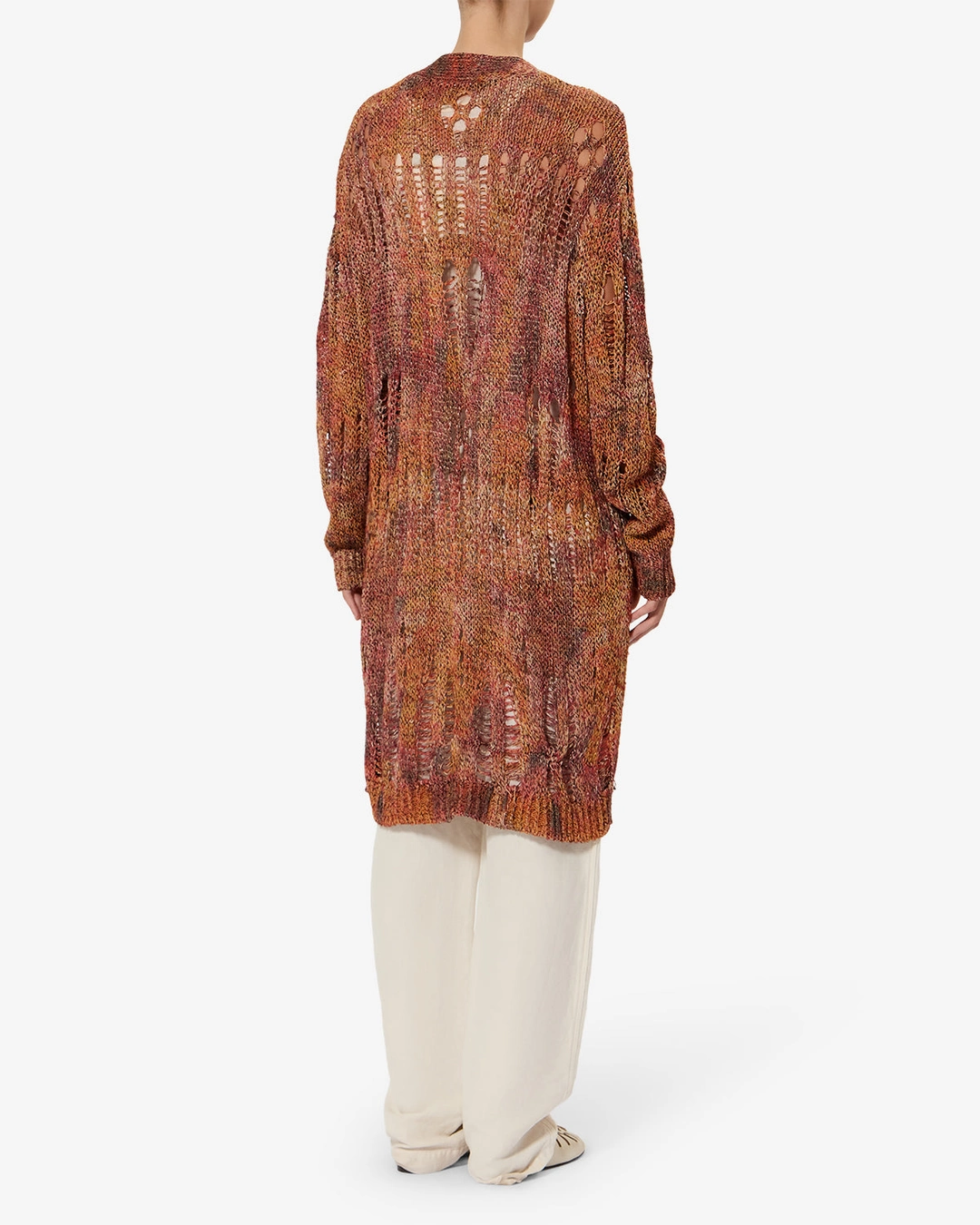 Cardigan Hanae - Femme - Orange - Taille 38 - 3