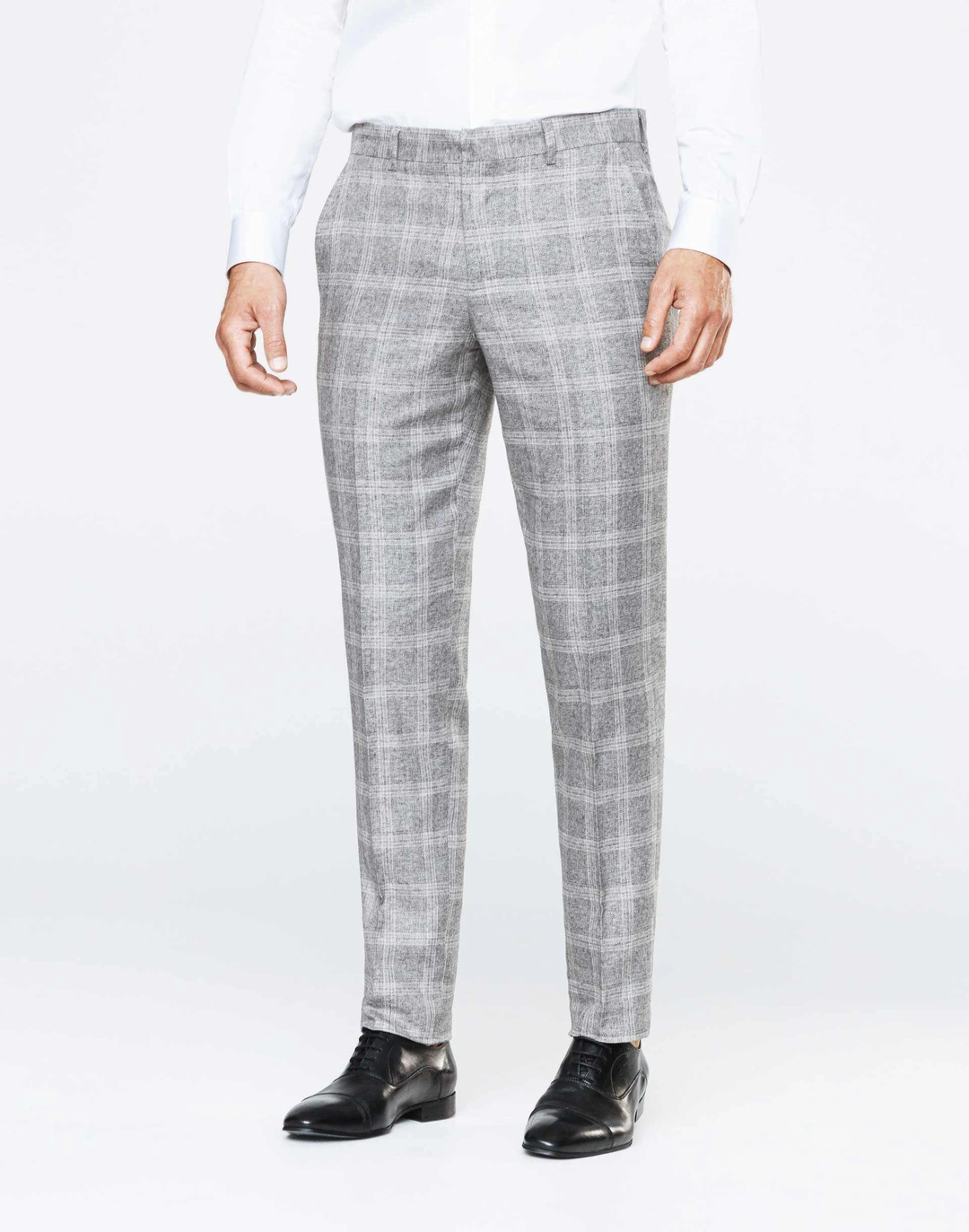 IZAC - Pantalon carreaux gris