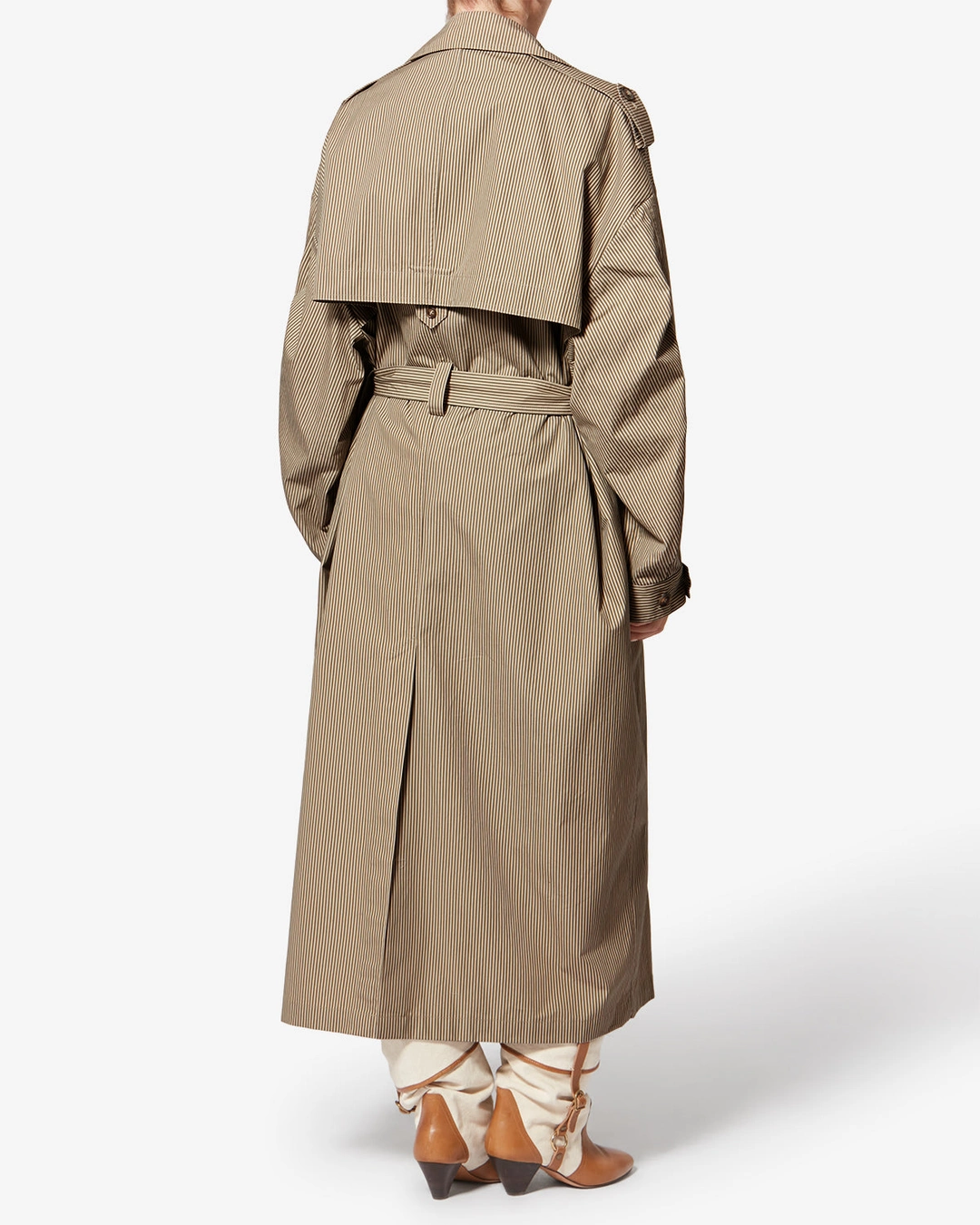Manteau Chilma - Femme - Beige-kaki - Taille 40 - Marant Étoile - 3