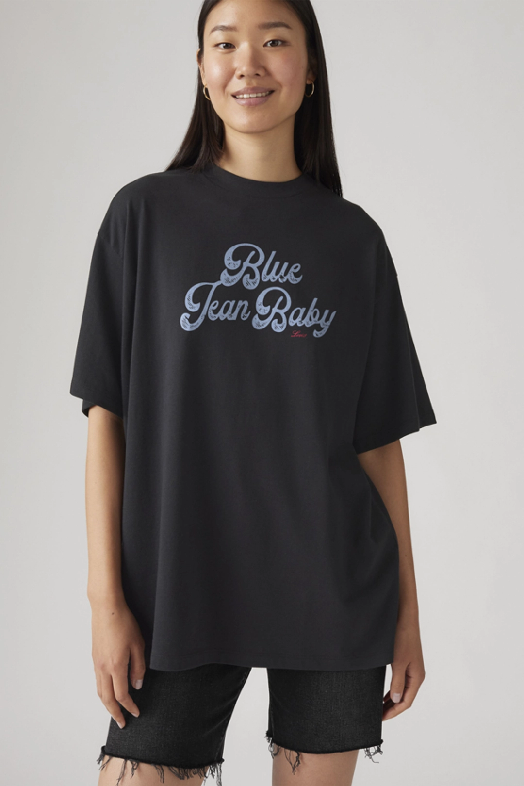 Levi's T Shirt Graphique Short Stack - Femme - Noir / Blue Jean Baby Pirate Black - XS