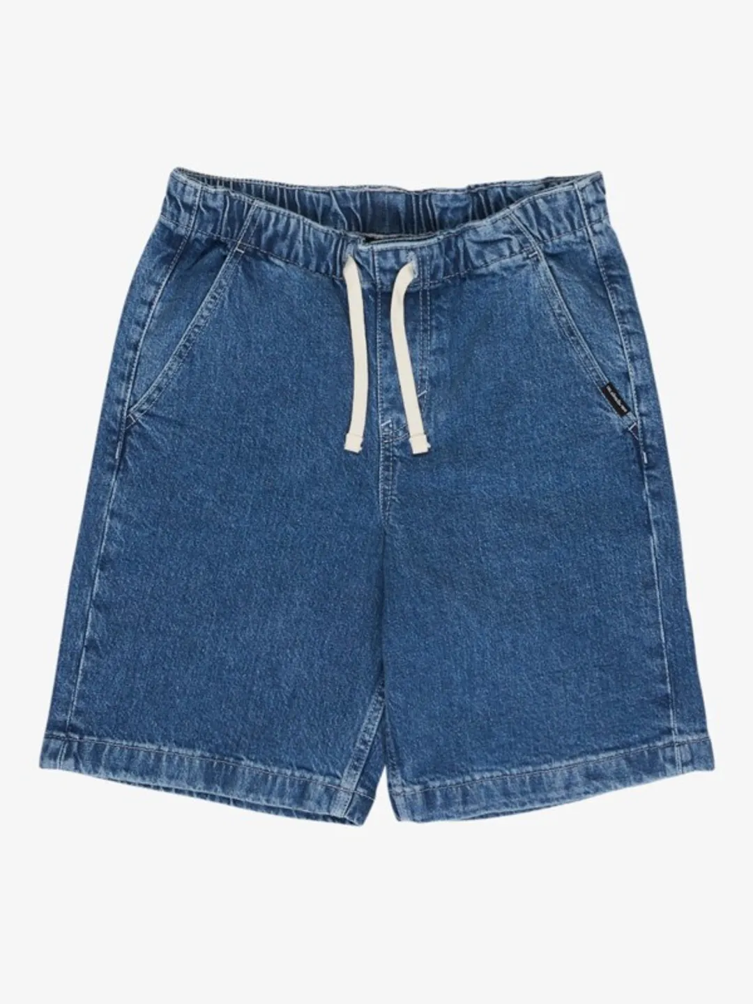 The Foam - Short en jean élastiqué pour Garçon 8-16 ans Bleu