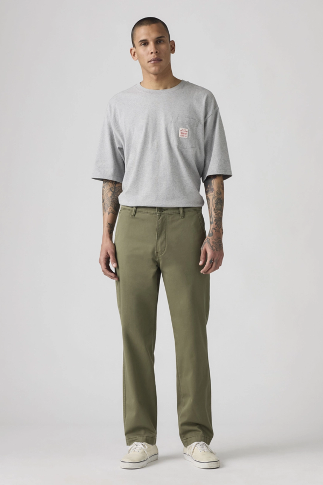 Levi's Pantalon XX Chino Relaxed Straight - Homme - Beige / True Chino Twill - 40X32 - 2