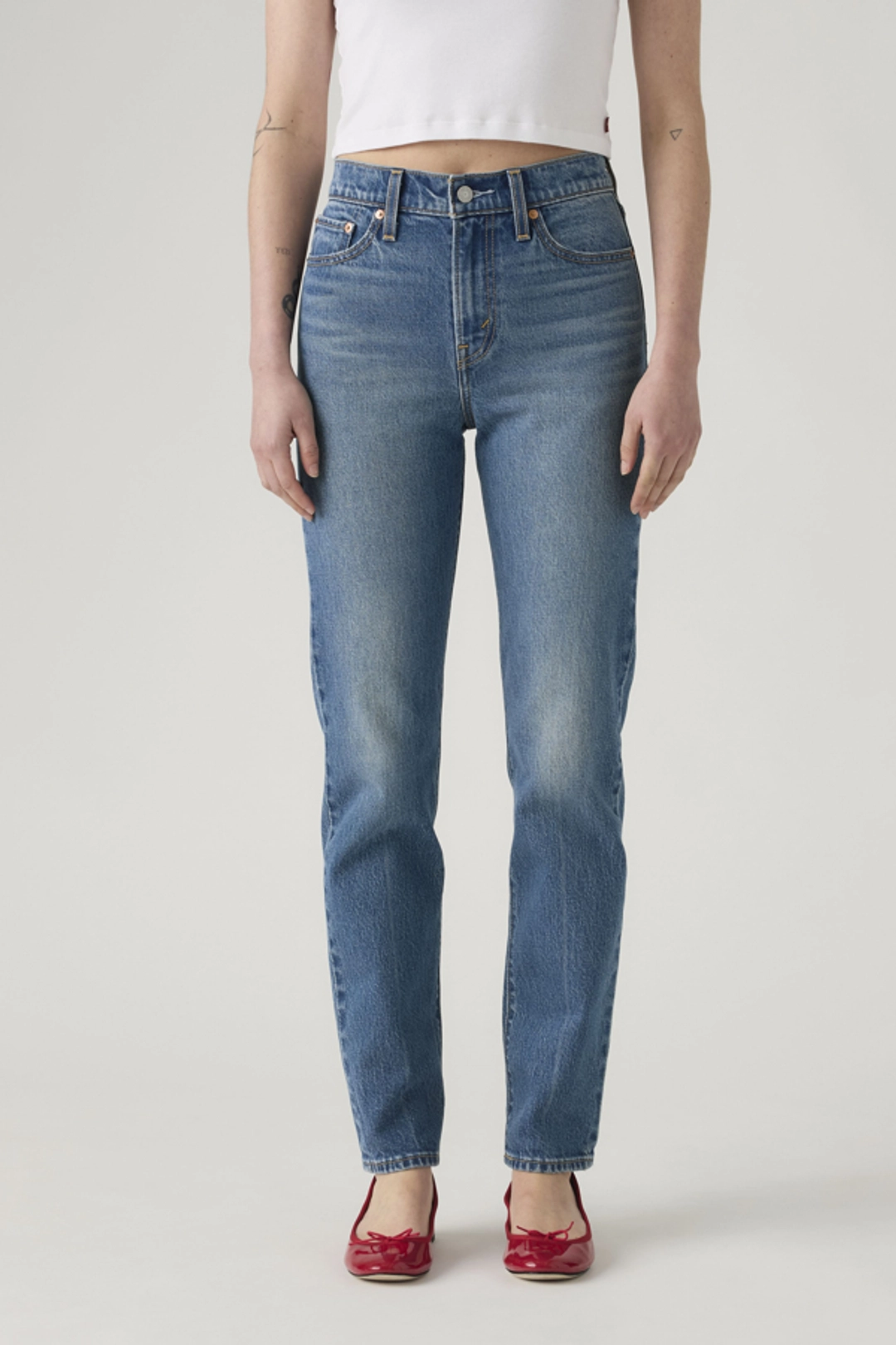 Levi's Jean Slim Wedgie - Femme - Noir / After Hours Night - 34X30 - 2