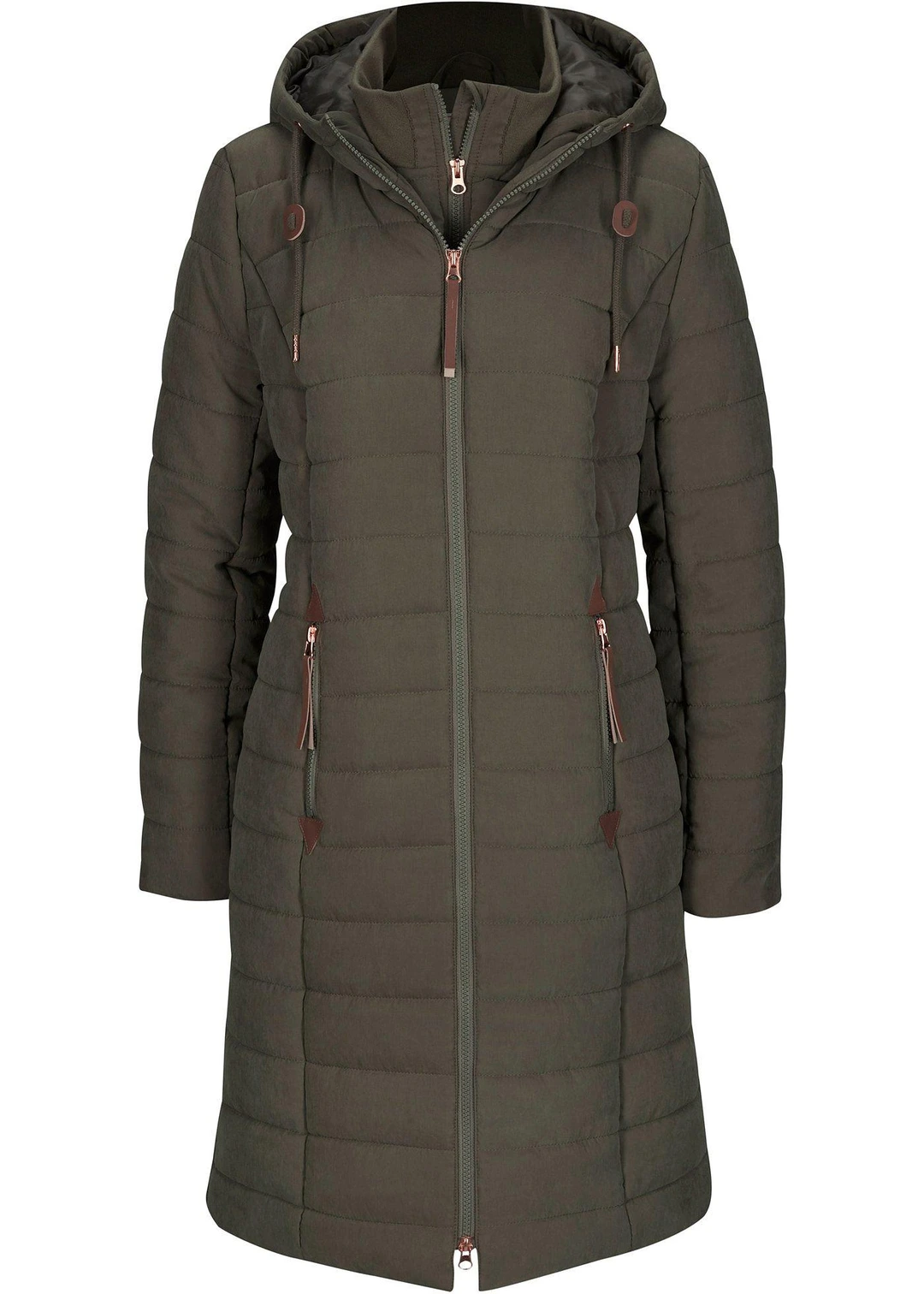 Doudoune longue, style 2 en 1