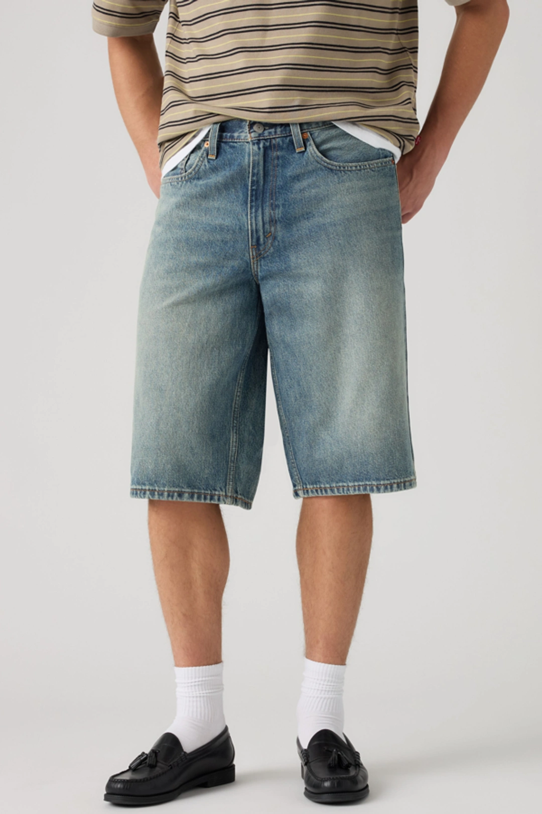 Levi's Short 470 Baggy - Homme - Bleu / Night Run - 36 - 2