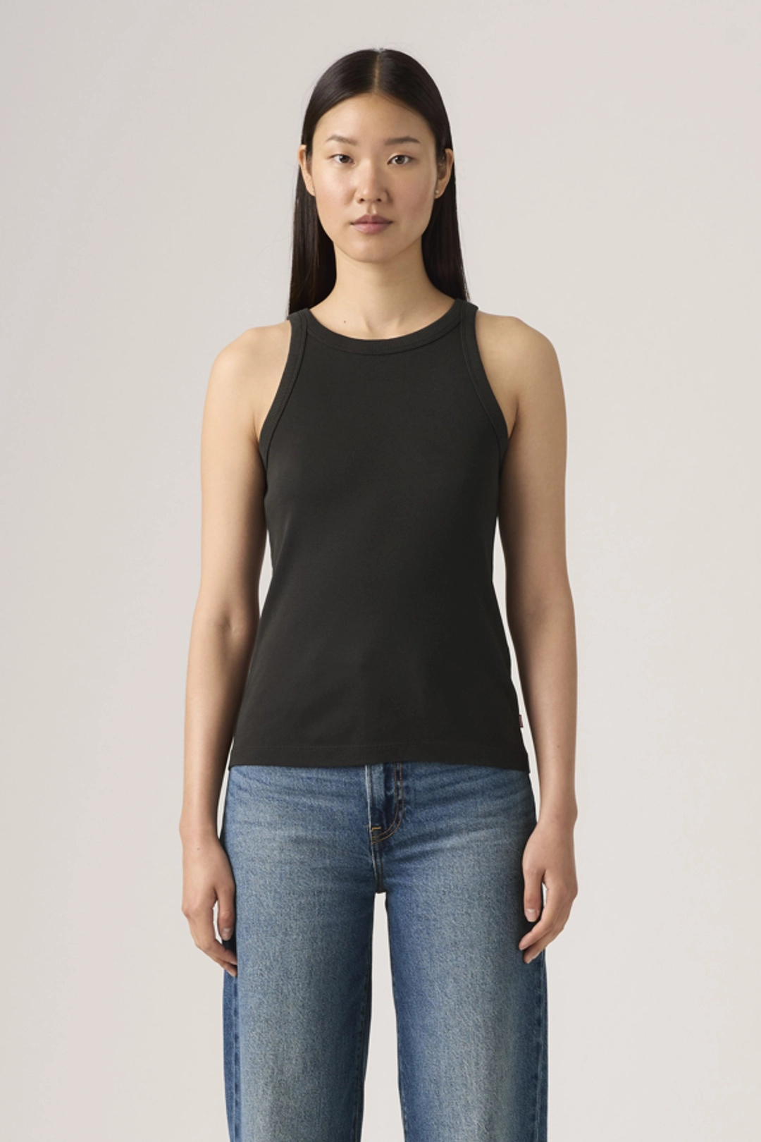 Levi's Débardeur Dos Nageur Essential - Femme - Bleu / Provincial Blue Garment Dye - XS - 2