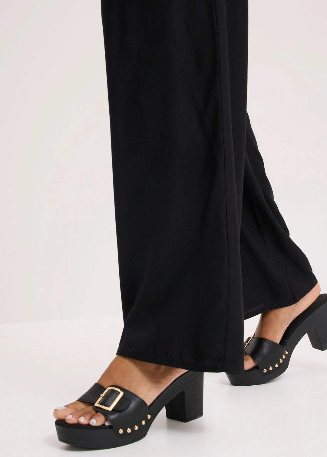 Pantalon palazzo en viscose fluide - 3