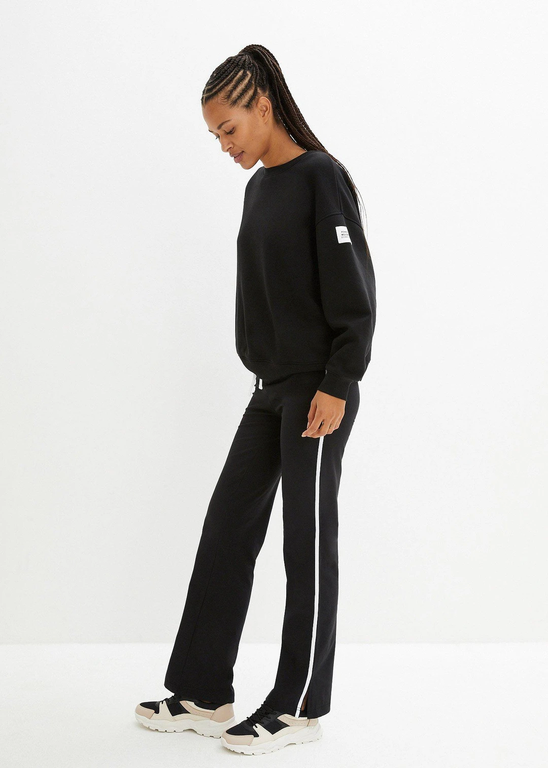 Pantalon droit en jersey coton - 2