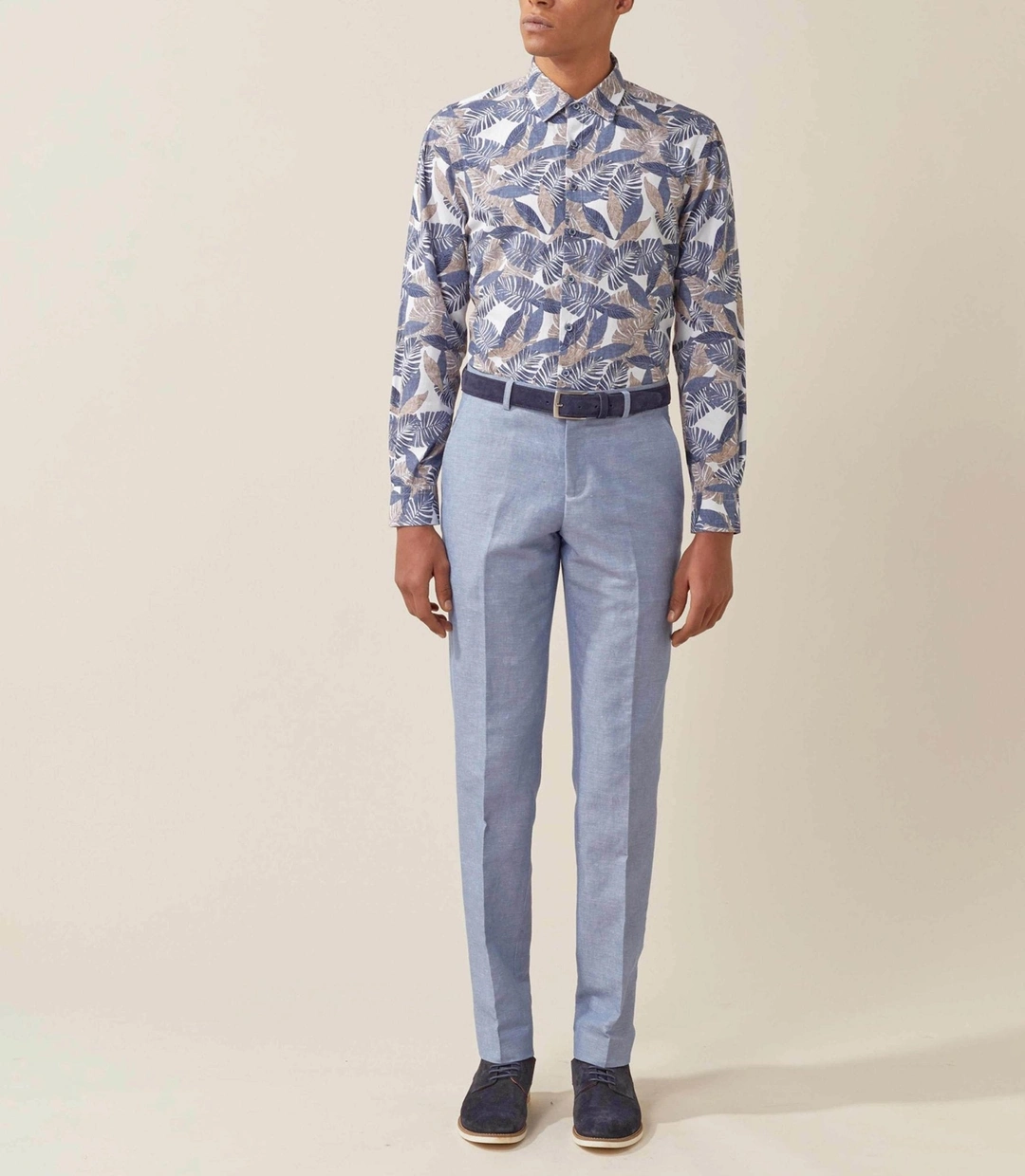 IZAC - Pantalon ville Bleu-clair ''Izurro''