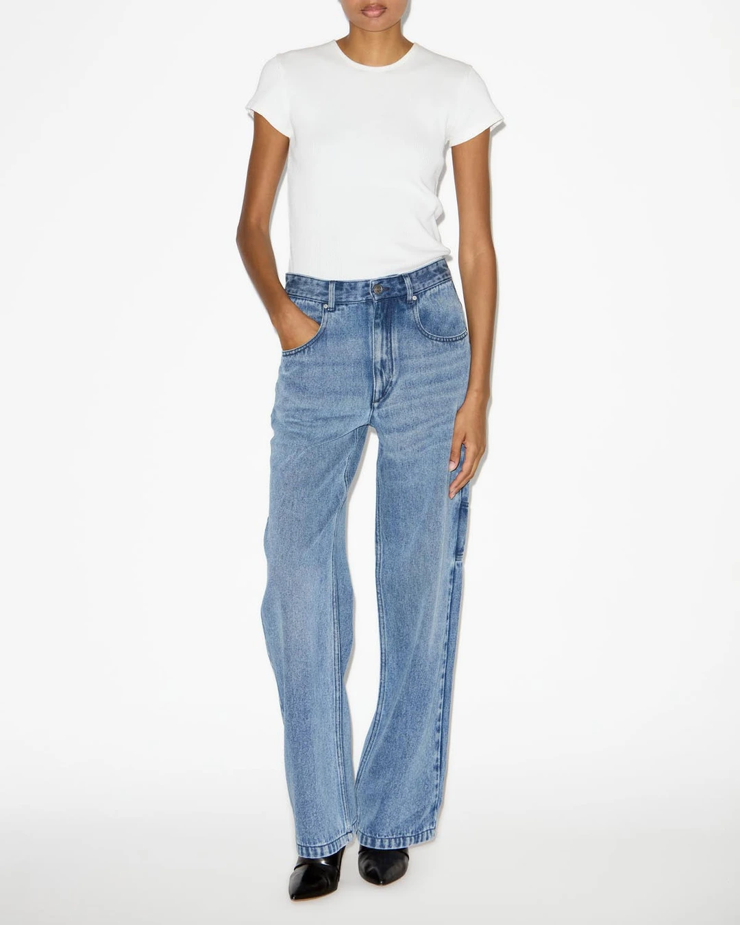 Pantalon Bymara - Femme - Bleu Clair - Taille 42 - 4