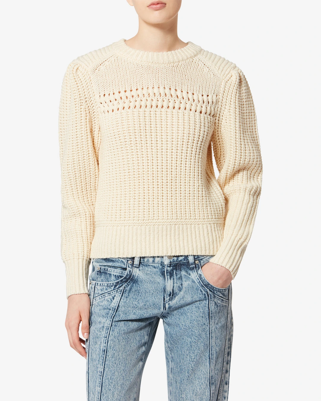Pull Winnie - Femme - Écru - Taille 40 - Marant Étoile - 5
