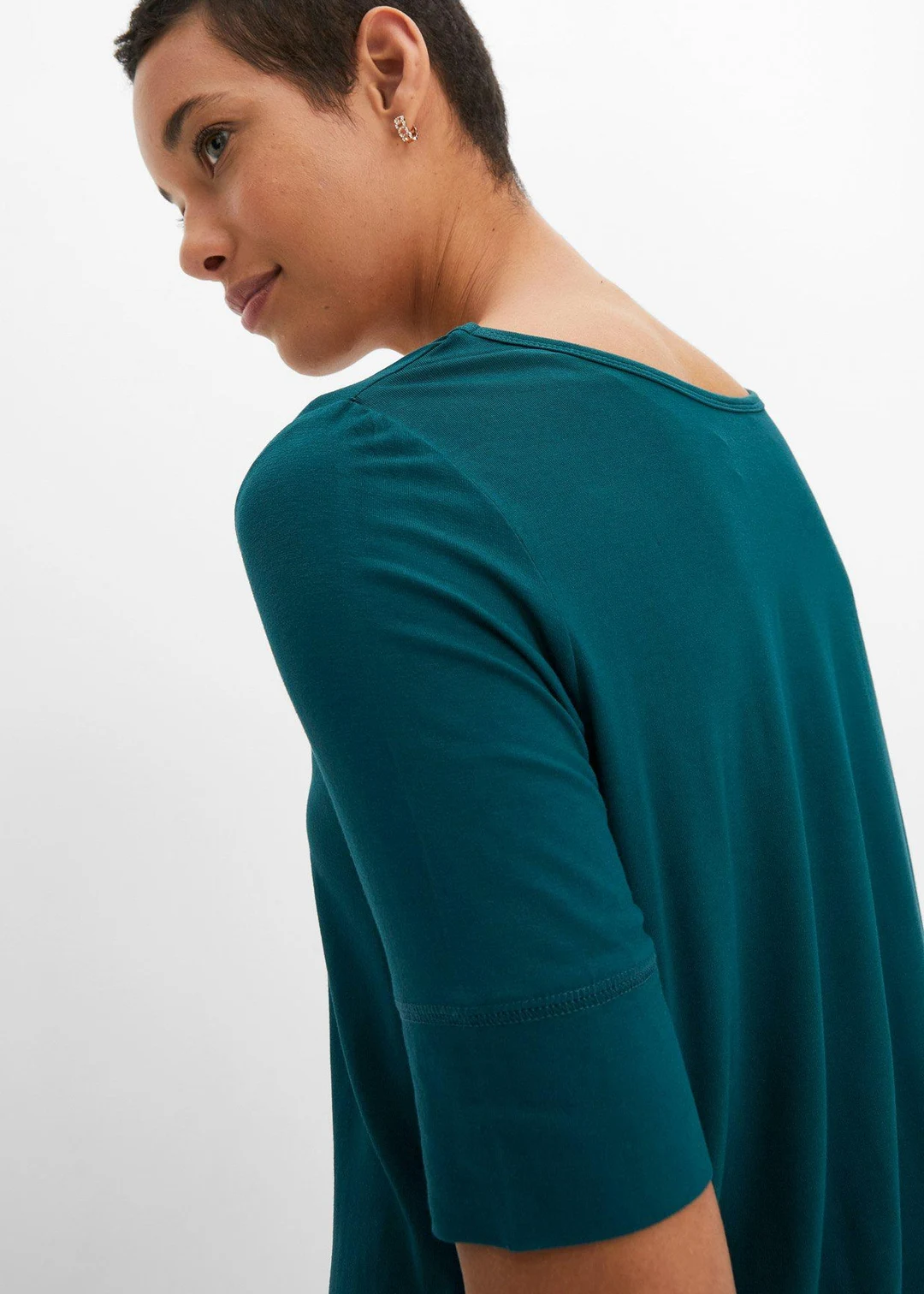 T-shirt doux en viscose extensible - 3