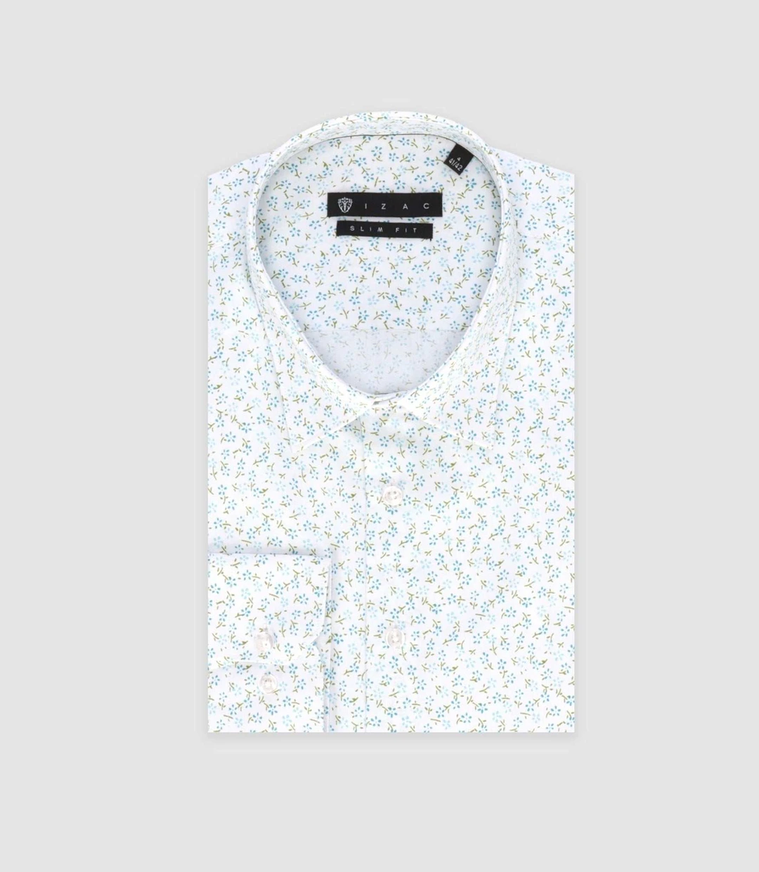 IZAC - Chemise ville à imprimé vert ''Tifast012''