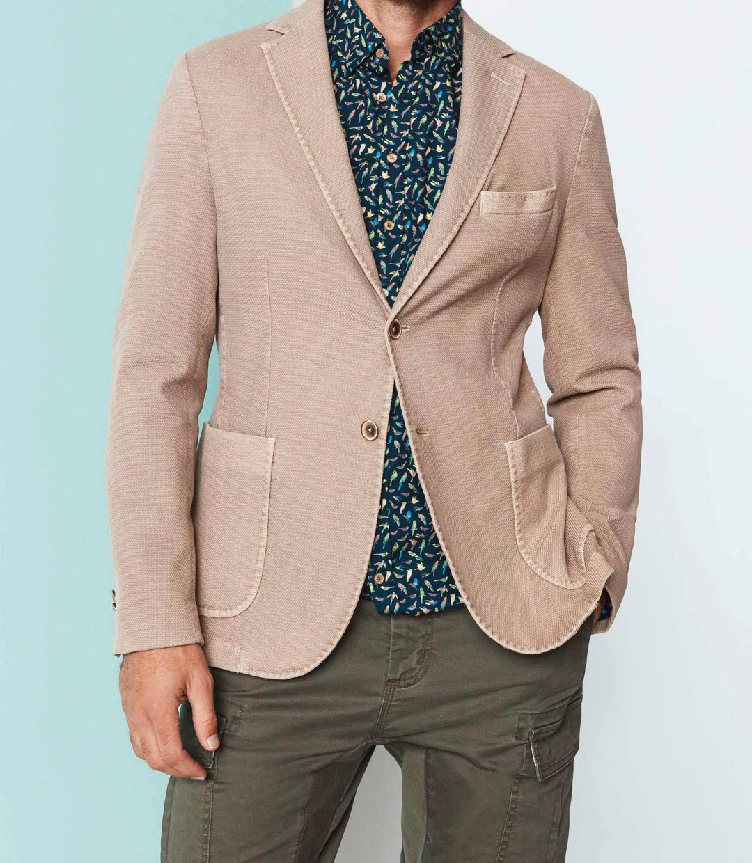 IZAC - Veste casual coton beige