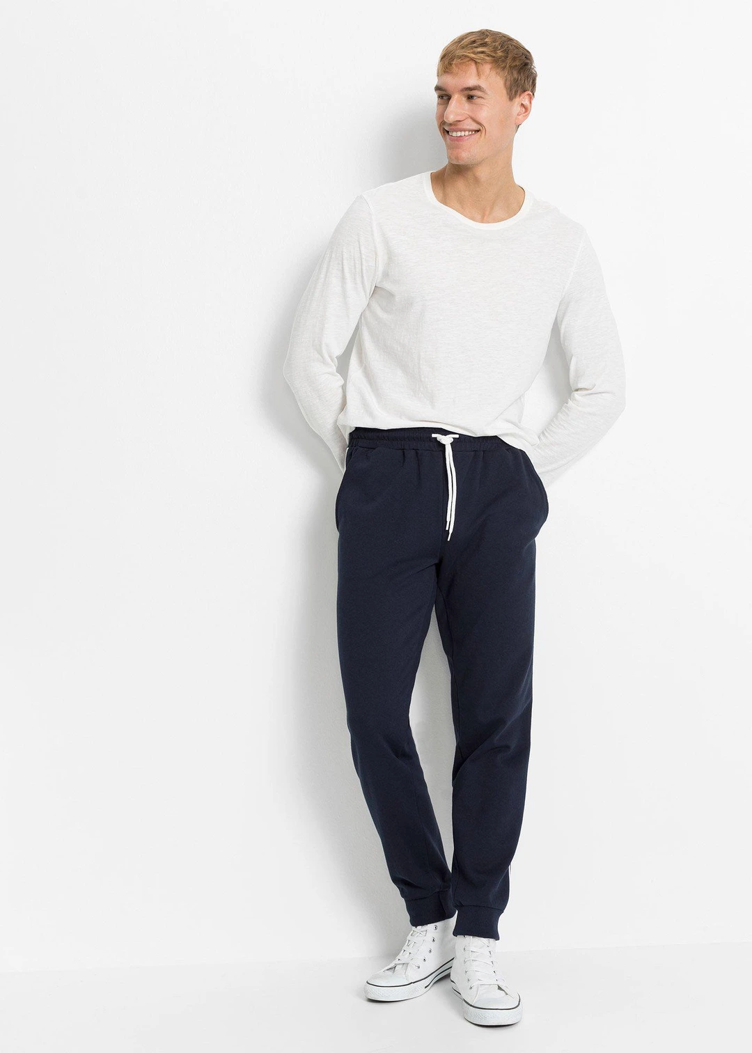 Lot de 2 pantalons de jogging à détails contrastants