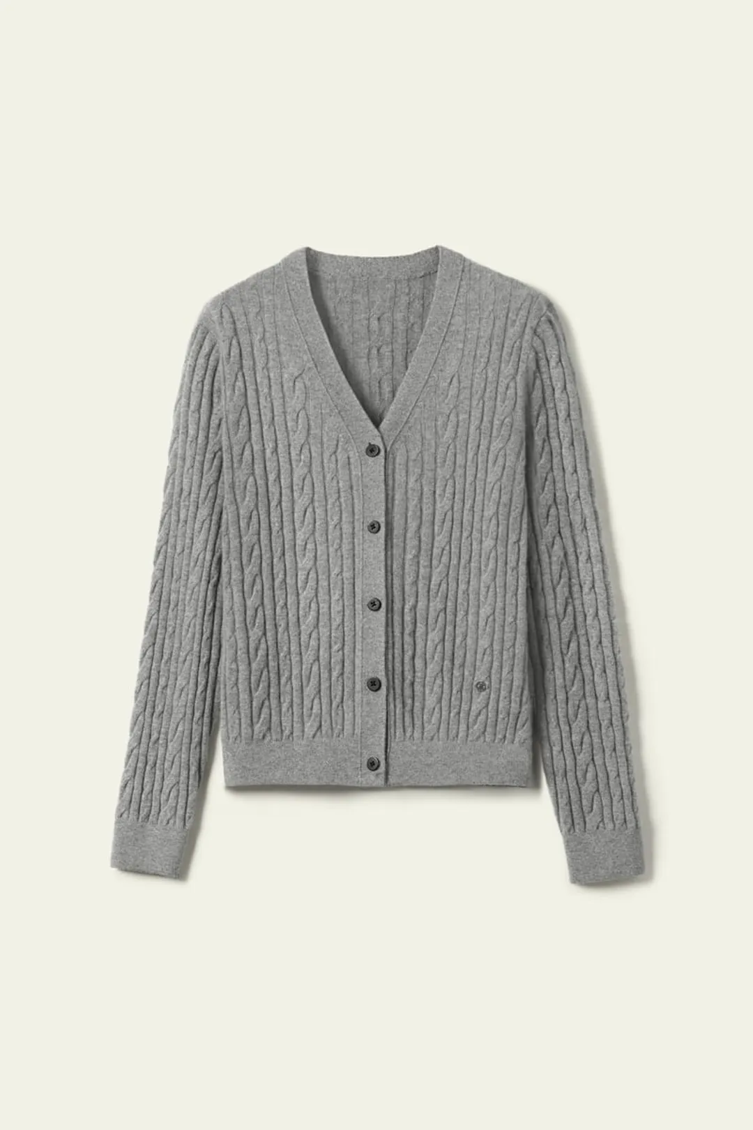 LILYSILK Cardigan Femme en Bébé Cachemire Torsadé, Gilet Doux et Chaud, Coupe Régulière XL