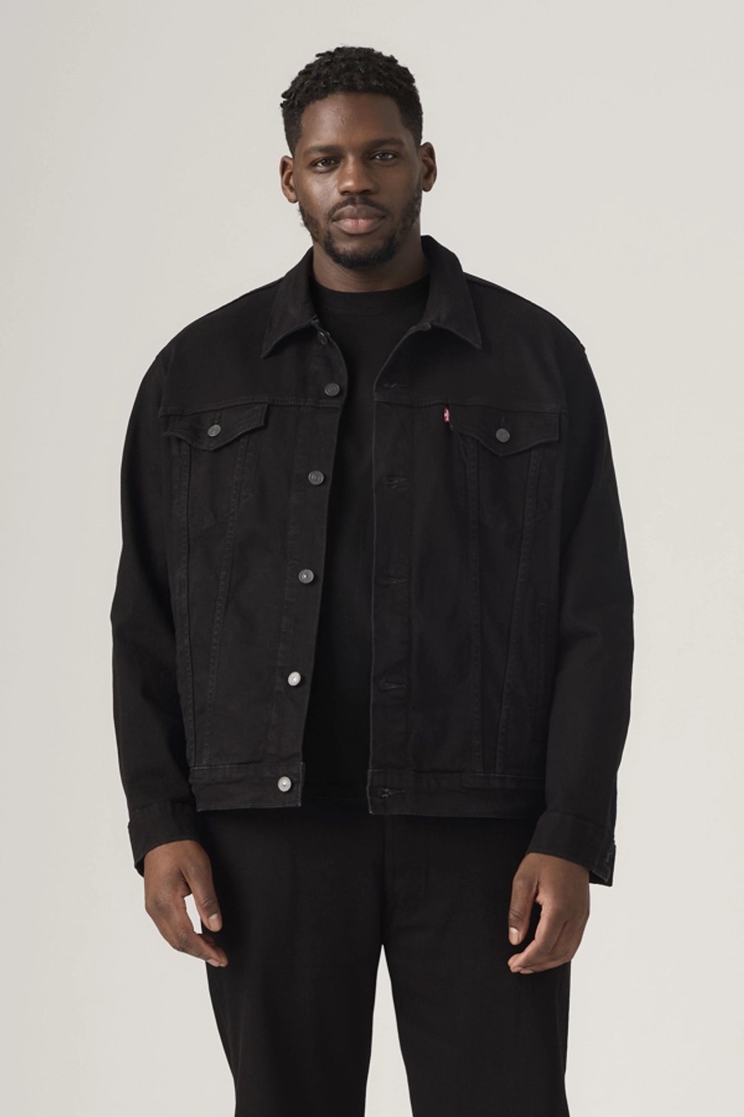 Levi's Veste Trucker (Grandes Tailles) - Homme - Noir / Last Nite Big Trucker - 5XL - 2