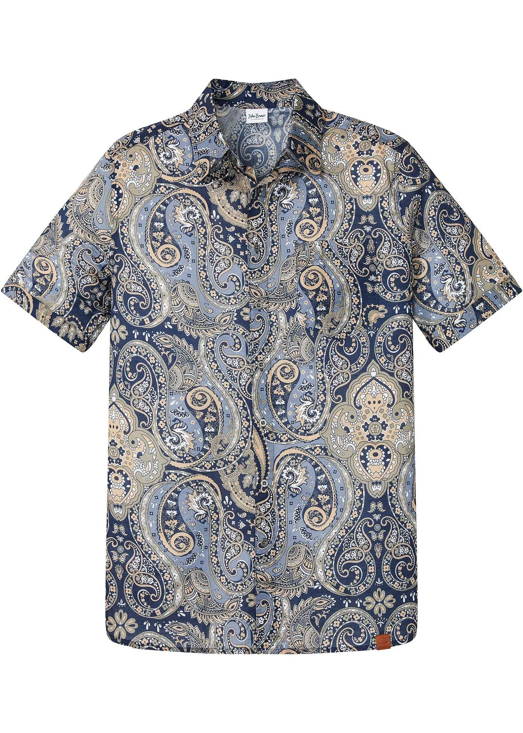 Chemise manches courtes en matière estivale légère