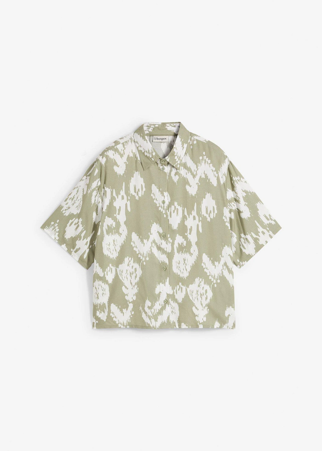 Chemisier en viscose avec imprimé ethnique