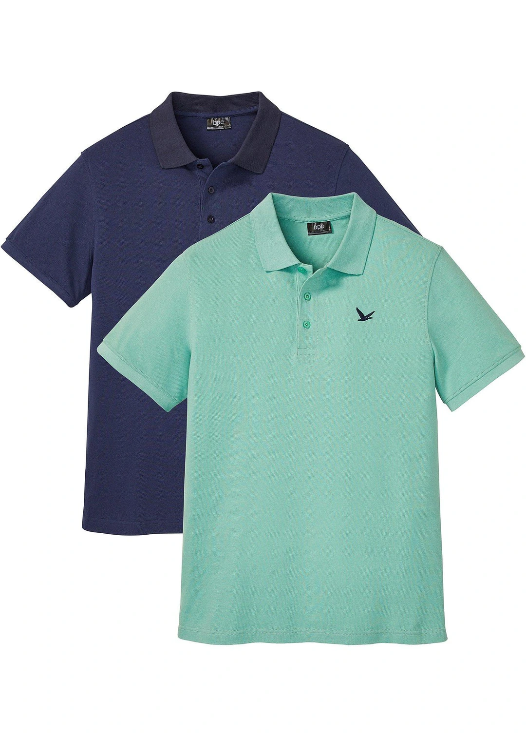 Lot de 2 polos 100% coton