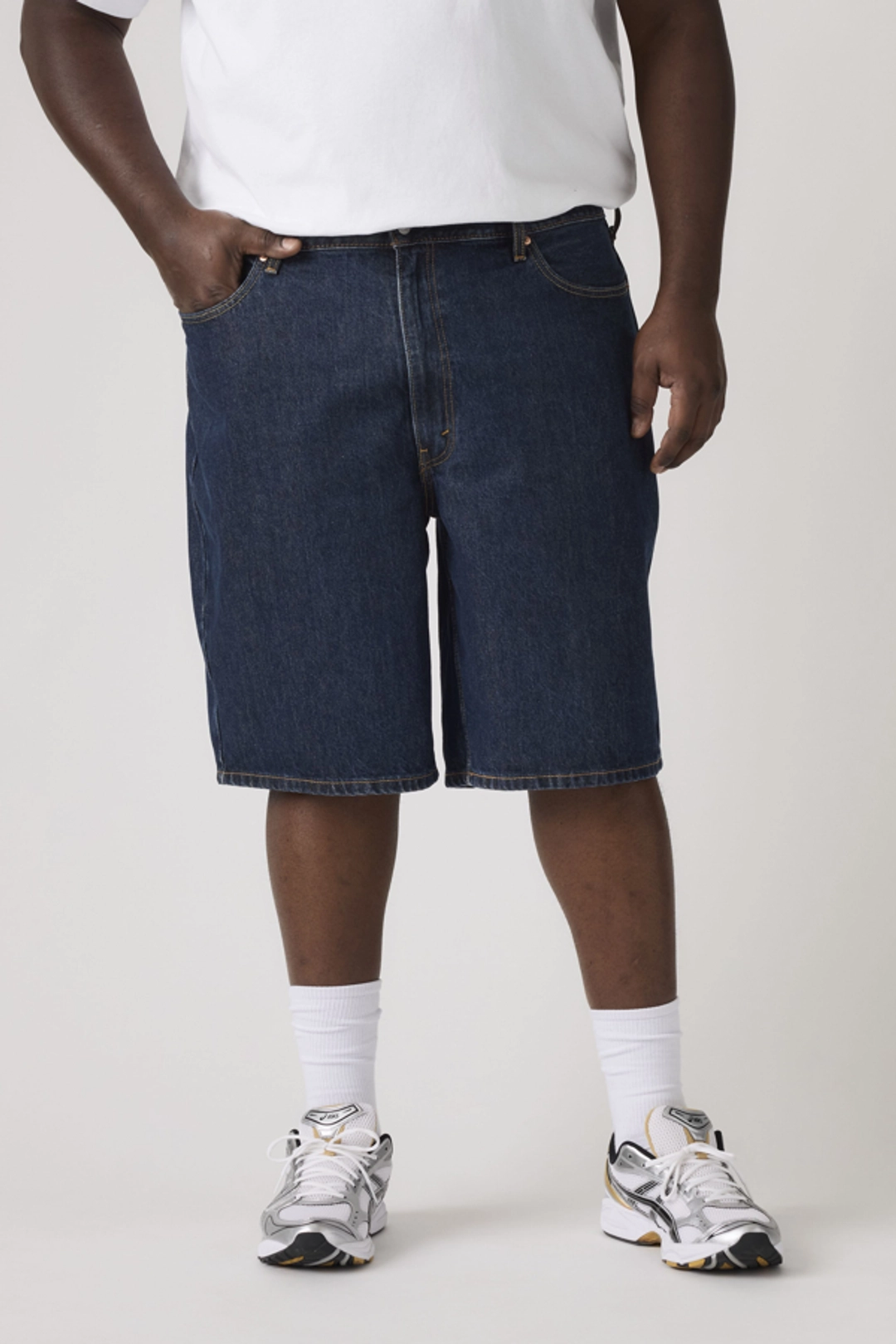 Levi's Short 469 Loose (grandes Tailles) - Homme - Gris / A Look Back - 50 - 2