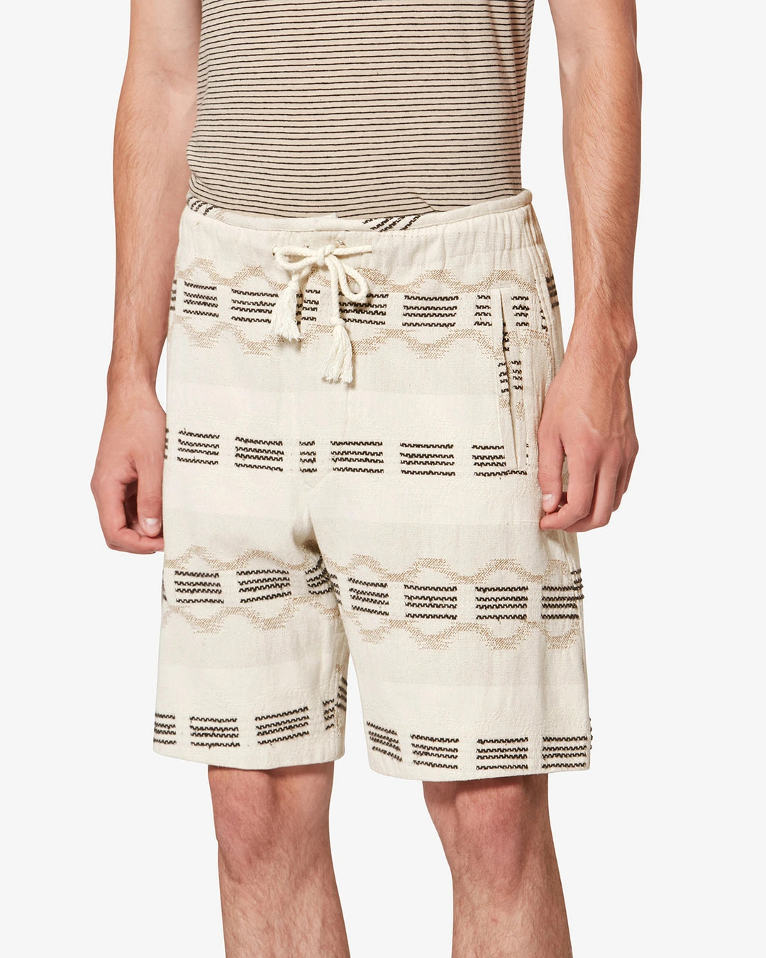 Short Deliann - Homme - Écru - Taille XL - 4