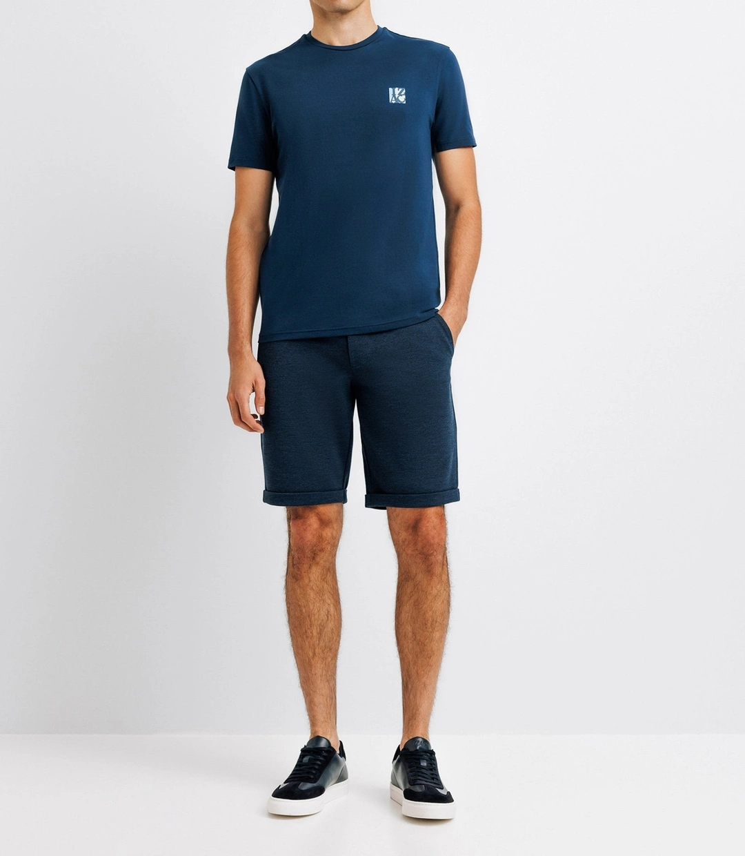 IZAC - T-shirt avec imprimé marine