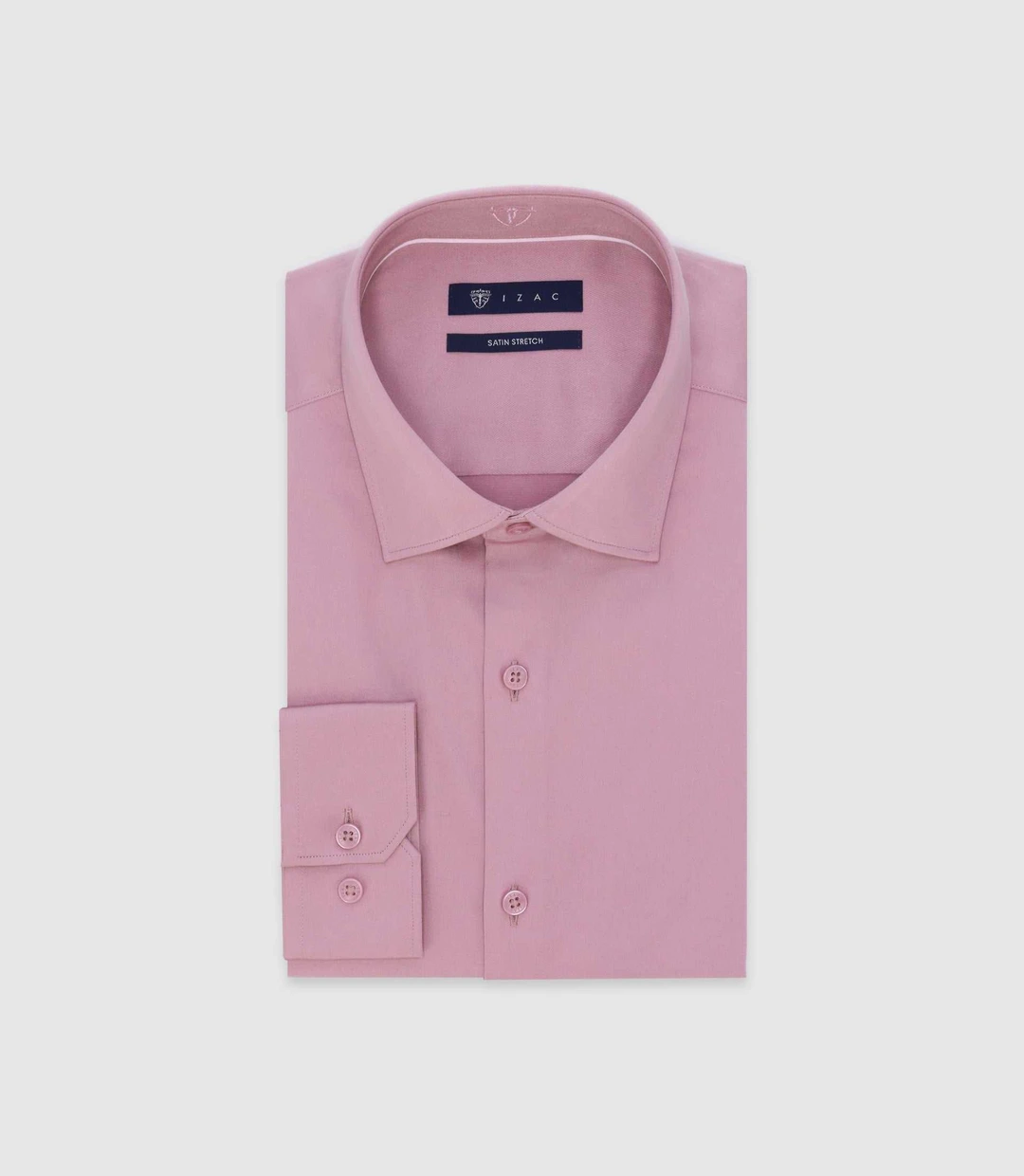 IZAC - Chemise slim vieux rose