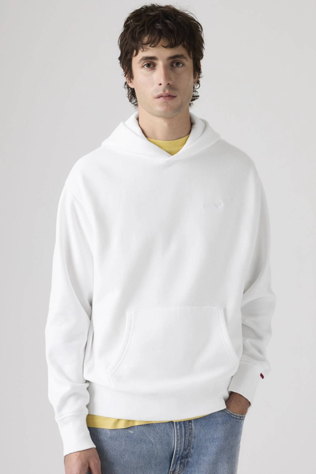 Levi's Sweat À Capuche Authentic - Homme - Blanc / Bright White - 2XL