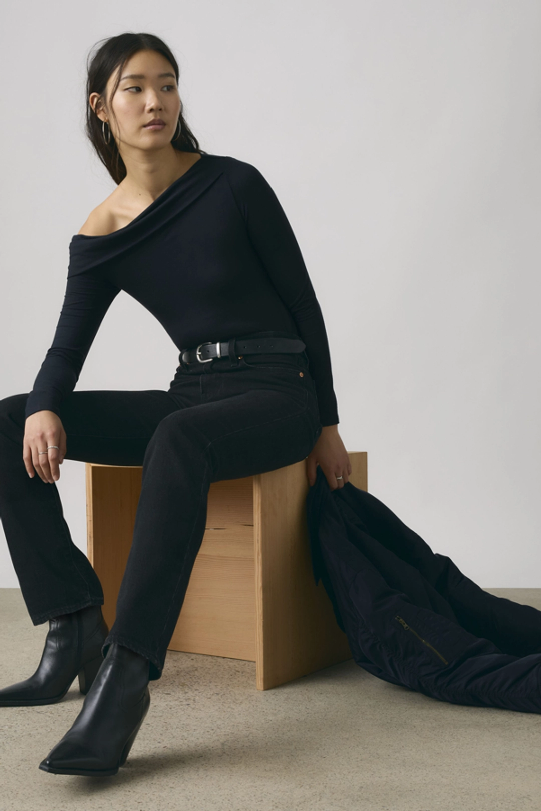 Levi's Jean Slim Wedgie - Femme - Noir / After Hours Night - 34X30 - 2