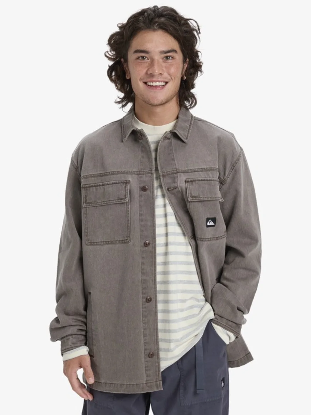Mohab Washed Twill - Chemise manches longues pour Homme Multi