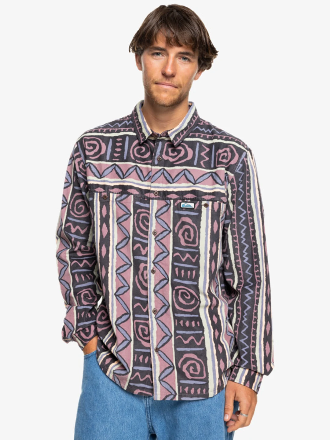 Wasilla - Chemise à manches longues pour Homme Violet