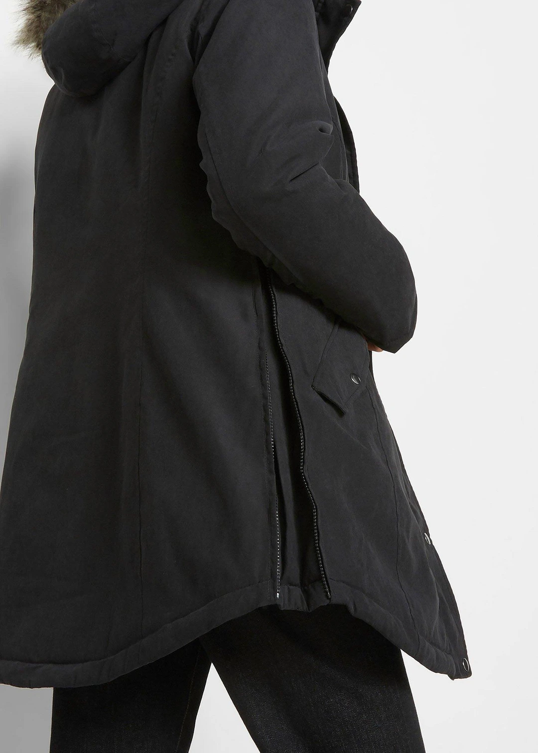 Parka avec fermetures zippées sur le côté - 3