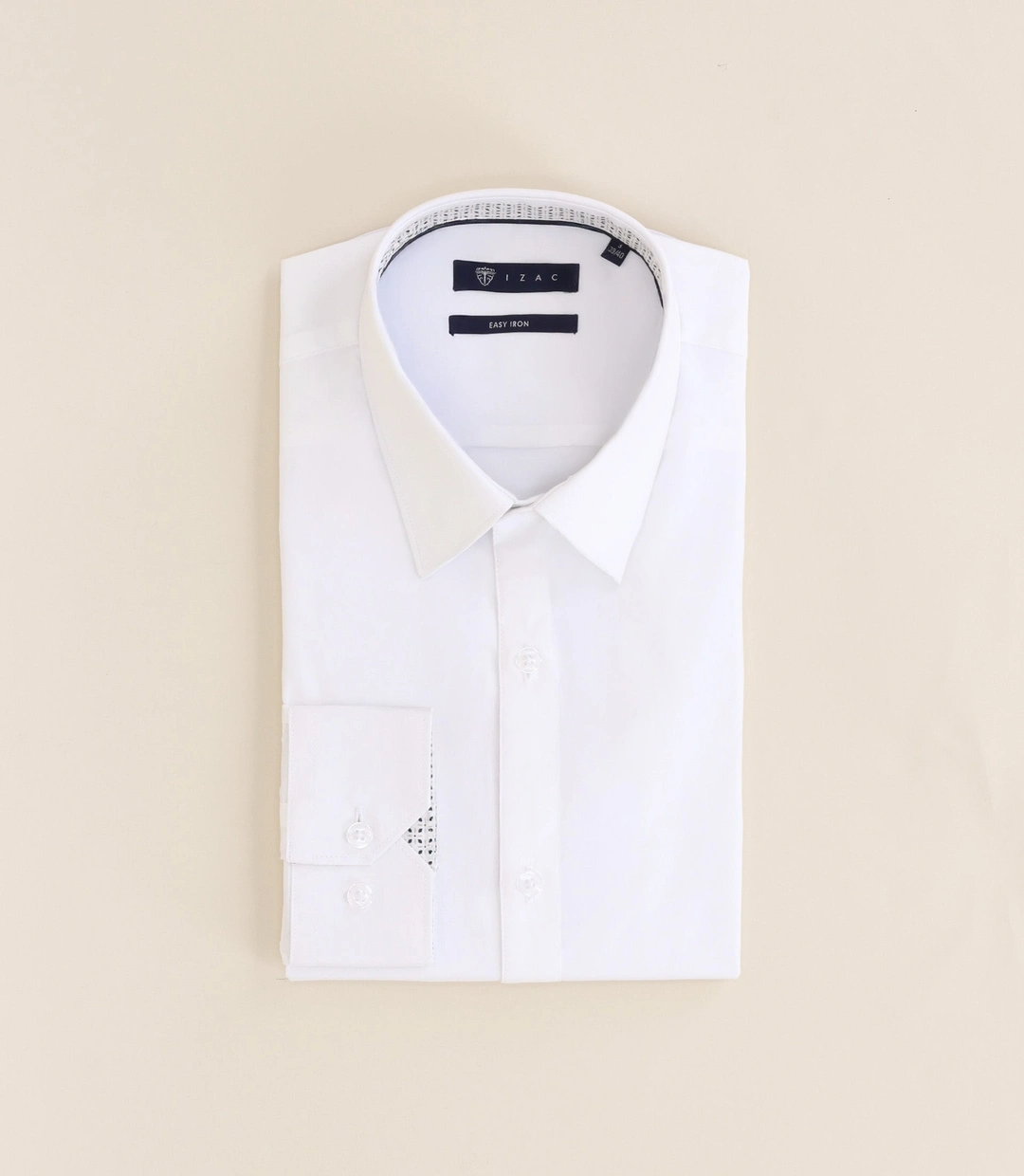 IZAC - Chemise repassage facile blanche