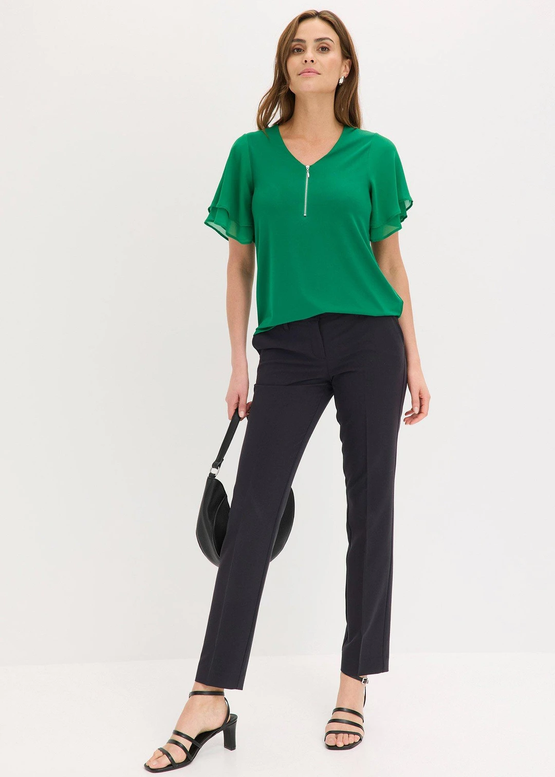 T-shirt avec manches en mousseline - 2