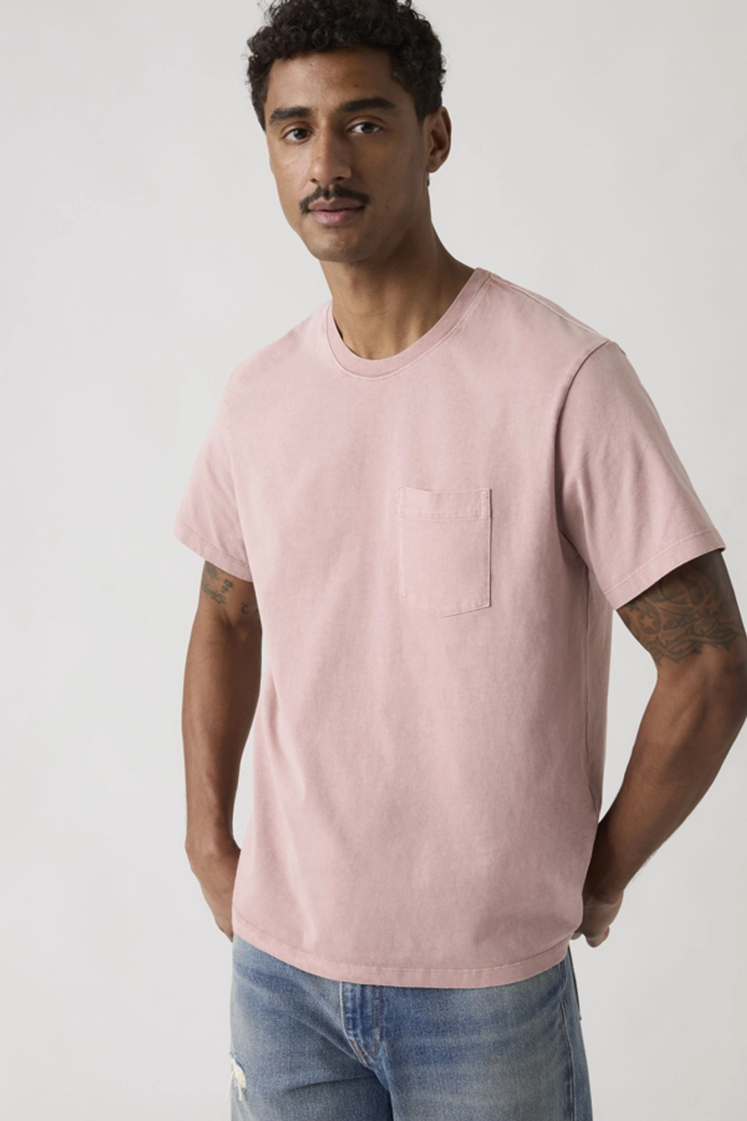 Levi's T Shirt À Poche Essential - Homme - Blanc / Bright White - 2XL